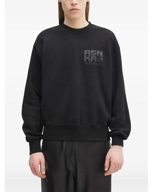 Aries Graphic-Print Sweatshirt - Black