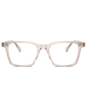 Oliver Peoples Lunettes De Vue Maslow À Monture Carrée - Blanc