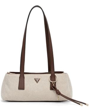 Guess Bolso Shopper Alice Con Placa Del Logo - Neutro