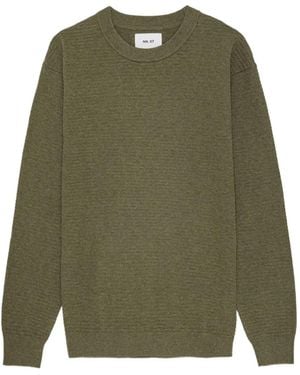 NN07 Ribbed Crew-neck Sweater - グリーン