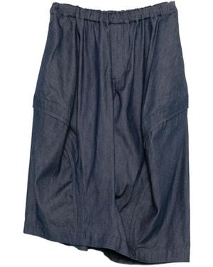 COMME DES GARÇON BLACK Drop-Crotch Denim Pants - Blue