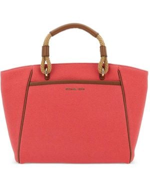 MICHAEL Michael Kors Talia Logo-Lettering Tote Bag - Red