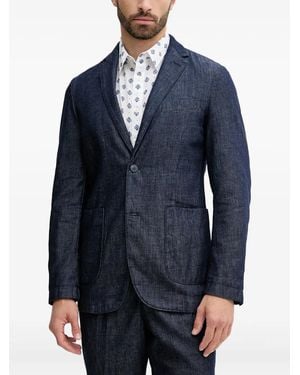 Benetton シャンブレー ジャケット - ブルー