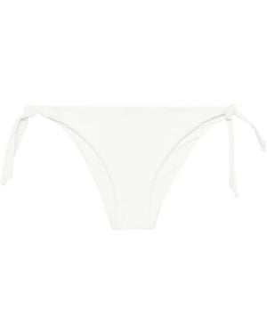 Twinset Side-Tie Bikini Bottoms - White