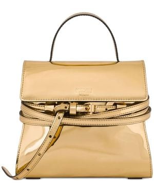 Moschino Tie Me Tote Bag - Natural