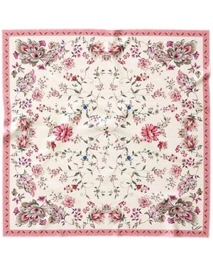 Elizabetta Jenna Silk Scarf - Pink