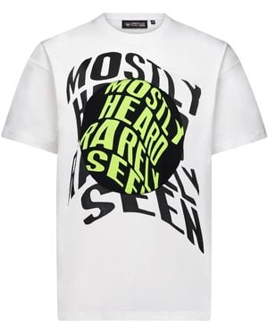 Mostly Heard Rarely Seen ロゴ Tシャツ - ホワイト
