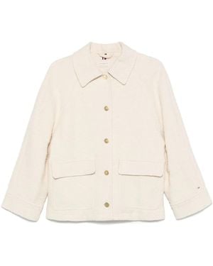 Tommy Hilfiger X Sofia Richie Grainge Bouclé Jacket - Natural