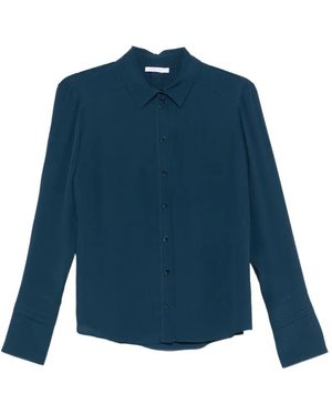 Patrizia Pepe Button-Fastening Shirt - Blue