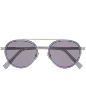 ZEGNA Gafas De Sol Con Montura Piloto - Gris