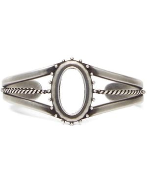Ann Demeulemeester Bracelet Manchette Fern - Metallic