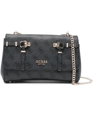 Guess Logo Shoulder Bag - Black