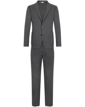 Boglioli Traje con bolsillo de parche - Gris
