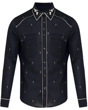 Osklen Floral-Print Shirt - Blue