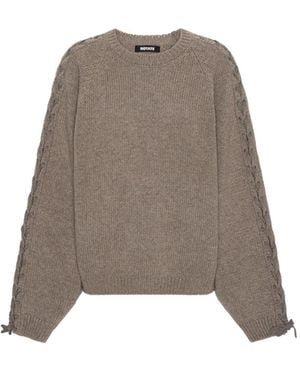ROTATE BIRGER CHRISTENSEN Jersey Con Cordones - Marrón