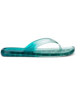 Melissa Logo-Embossed Flip Flops - Green