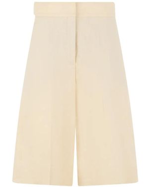 Slowear Bermudas De Vestir Anchas - Neutro