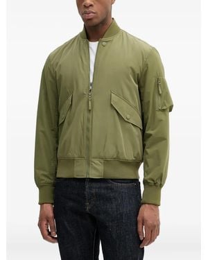 Benetton Sleeve-Pocket Jacket - Green