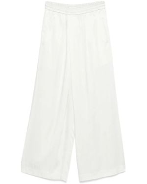 LVIR Satin Trousers - White