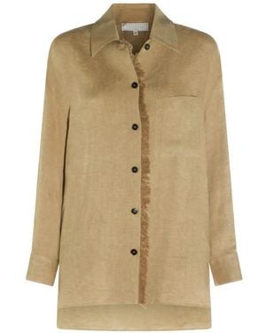 Antonelli Fringed Button Shirt - Natural
