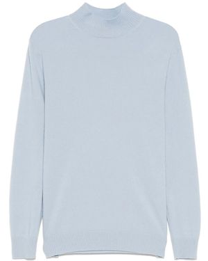 N.Peal Cashmere Mayfair Rollkragenpullover - Blau