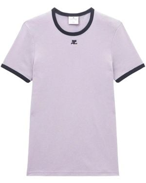 Courreges T-Shirts And Polos - Purple
