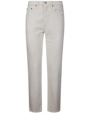 Levi's 501 Cropped Denim - Grey