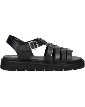 Barbour Leather Sandals - ブラック