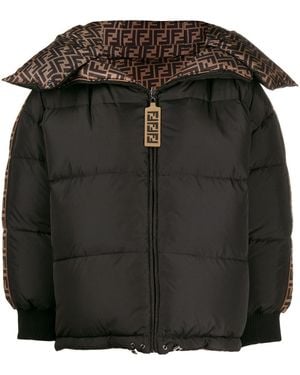 FENDI 00s Fur Docking Down Jacket