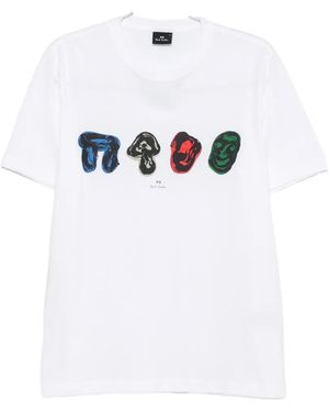 Paul Smith Graphic-Print T-Shirt - White