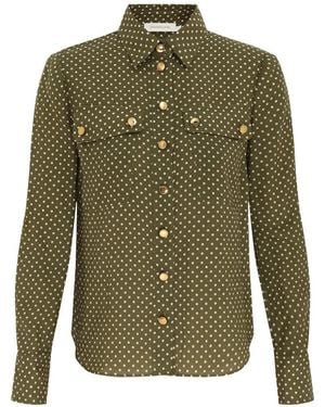 Zimmermann Luna Shirt - Green