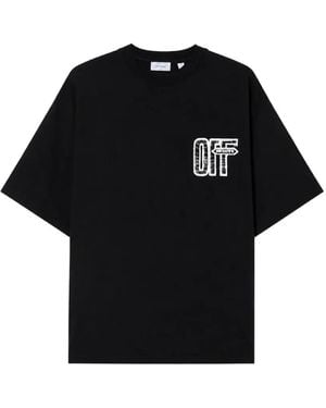 Off-White c/o Virgil Abloh Motion Arrow Skate Short-Sleeve T-Shirt - Black