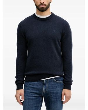 Trussardi Crew-Neck Cashmere Jumper - Blue