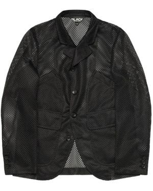 COMME DES GARÇON BLACK Notch-Lapel Blazer - Black