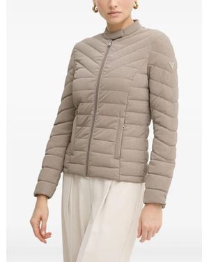 Guess Gesteppte Jacke mit Reißverschluss - Natur