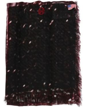 TALKING WALLS Ela Stardust Fringed Scarf - Black