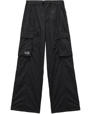Chocoolate Logo-Patch Cargo Pants - White