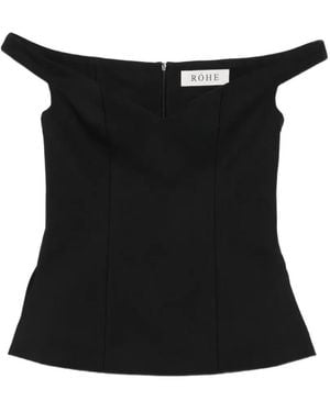 Rohe Off-Shoulder Blouse - Black