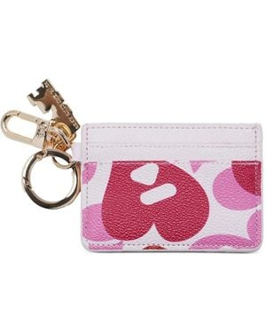 AAPE BY A BATHING AP Logo-Charm Cardholder - Pink