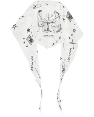 Low Classic Pipe Dream Scarf - White