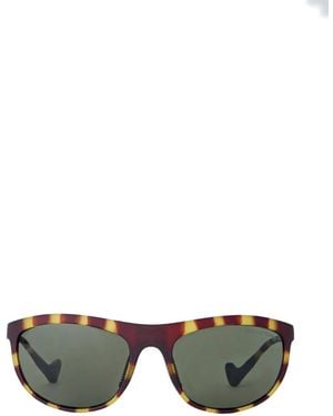 District Vision Takeyoshi Altitude Master Geometric-Frame Sunglasses - Green