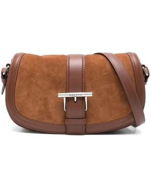 McQueen Bolso satchel T-Bar - Marrón