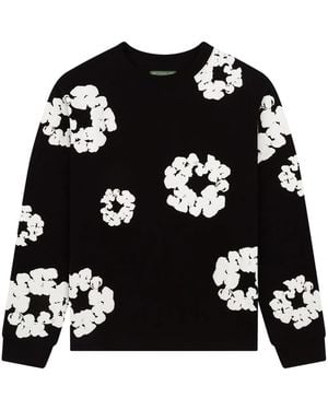 DENIM TEARS Wreath Long Sleeve T-Shirt - Black