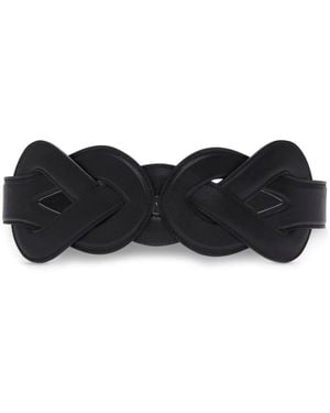 Altuzarra Loopy Leather Belt - Black