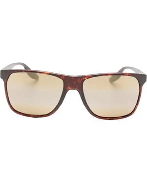 Maui Jim Pailolo Square-Frame Sunglasses - Natural