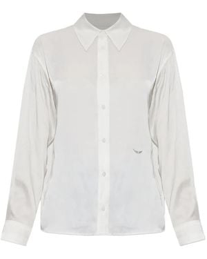 Zadig & Voltaire Tyrica Crystal-Embellished Shirt - White