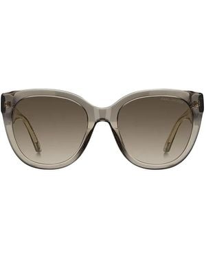 Marc Jacobs Occhiali Da Sole Cat-Eye Con Placca Logo - Grigio