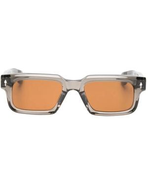 Jacques Marie Mage Last Frontier Belvedere Rectangle-Frame Sunglasses - Pink