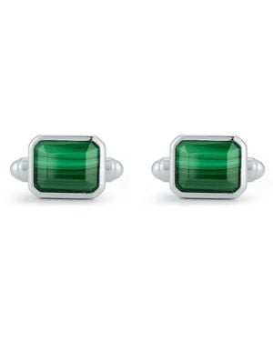 Mateo Malachite Cufflinks - Green