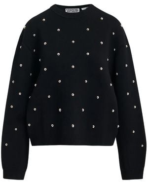 Essentiel Antwerp Klou Pullover Mit Nieten - Schwarz